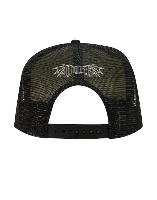 DOOBIE SKULL LOGO TRUCKER HAT