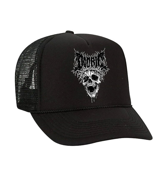 DOOBIE SKULL LOGO TRUCKER HAT